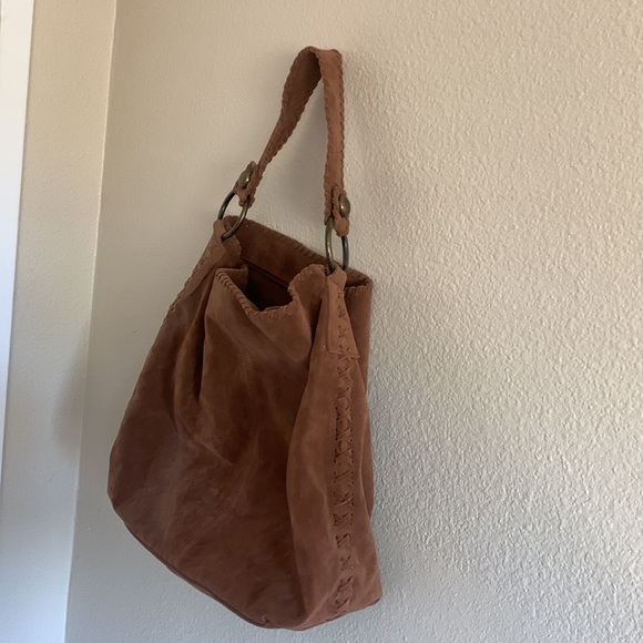 BOHO BROWN SUEDE BAG - Picture 3 of 3